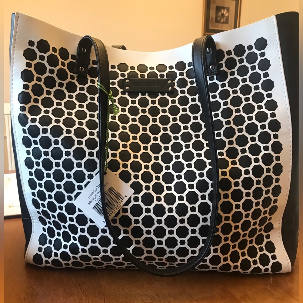 Vera Bradley leatherette Laser-cut tote bag